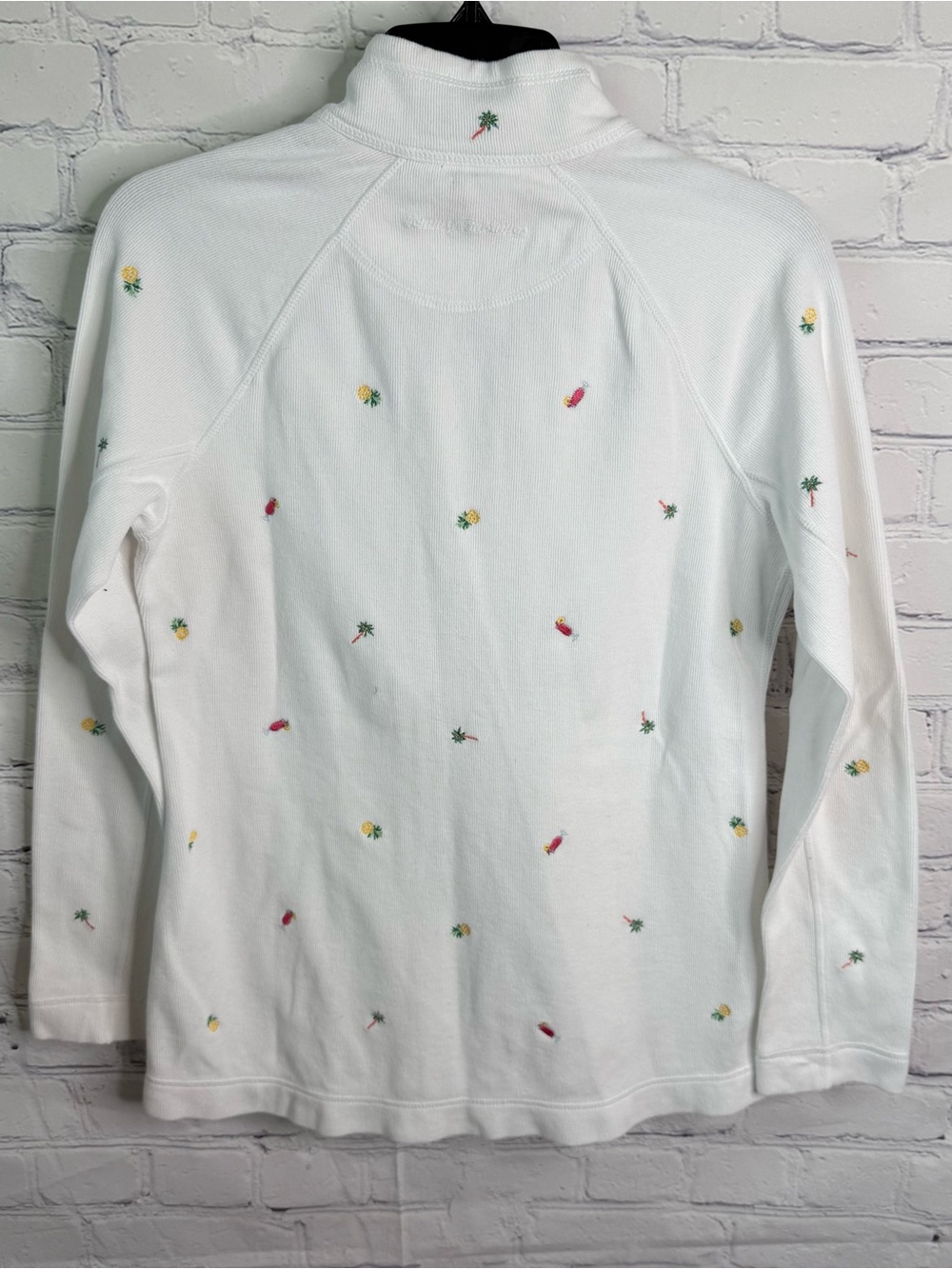 Tommy Bahama White Tropical Pineapple Jacket Small - Picture 4 of 7